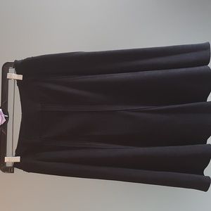 Larry Levine, Skirt, Size 4,A- line Flared, Faux Suede. Stretch